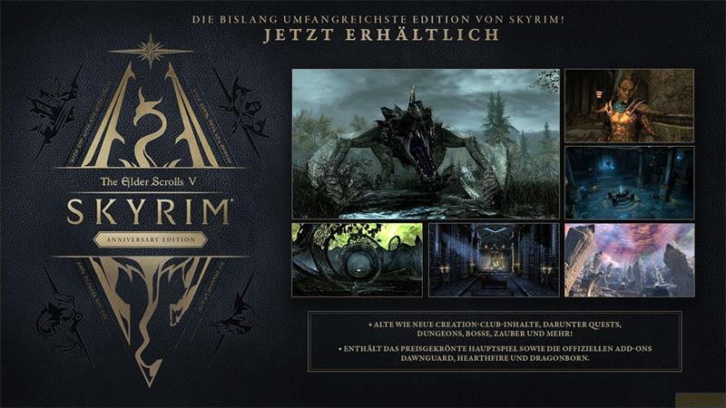 GAME  The Elder Scrolls V Skyrim Anniversary Edition Anniversaire Anglais, Allemand PlayStation 4 