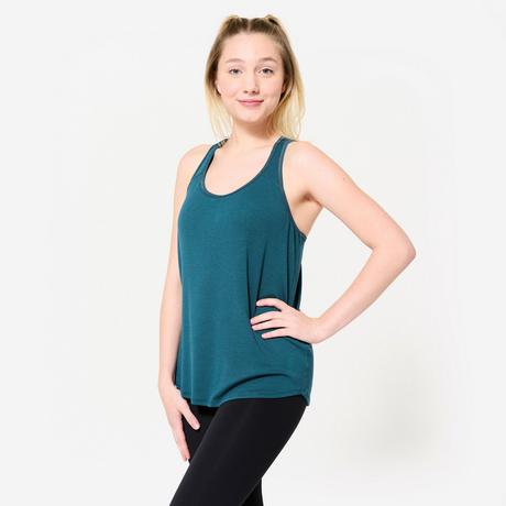 DOMYOS  Canotta donna danza moderna fluida modal 