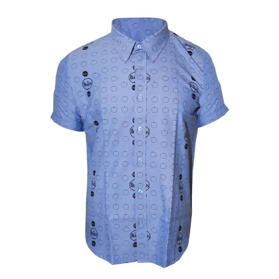 The Beatles Apple Logo Camicia Maniche Corte  