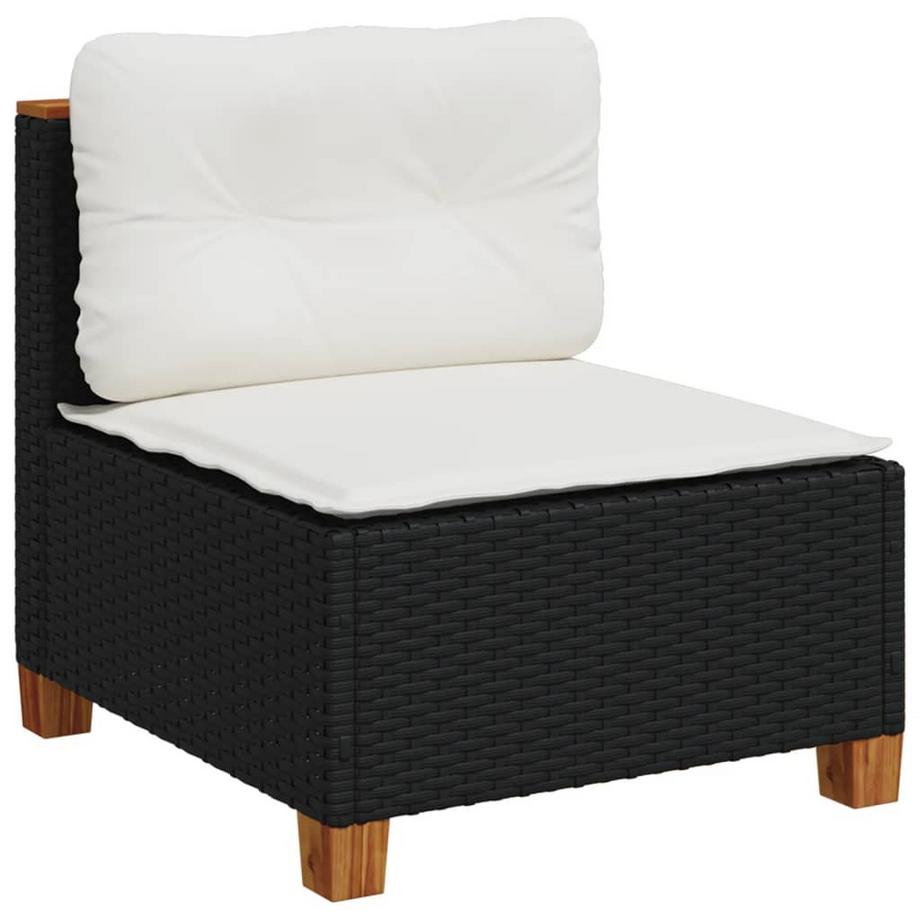 VidaXL set divano da giardino Polirattan  