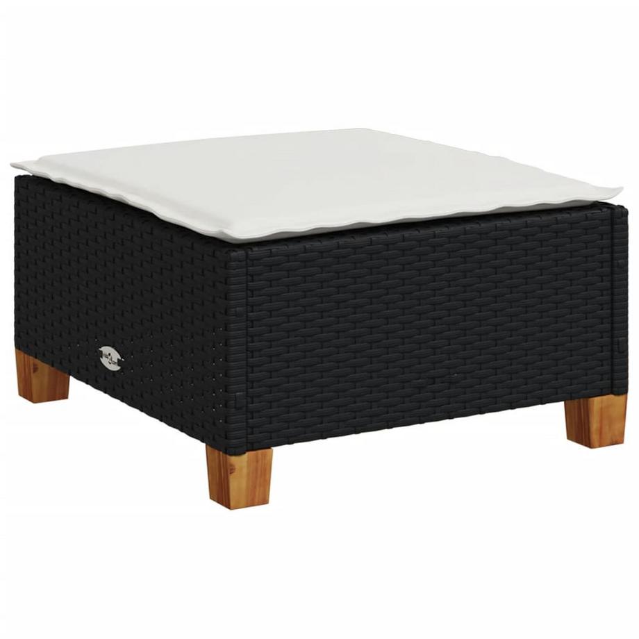 VidaXL set divano da giardino Polirattan  
