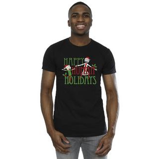 Rick And Morty Happy Human Holidays T-Shirt  