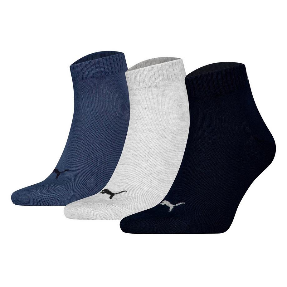 Socken  3er Pack Stretch-Quarter Plain 3P