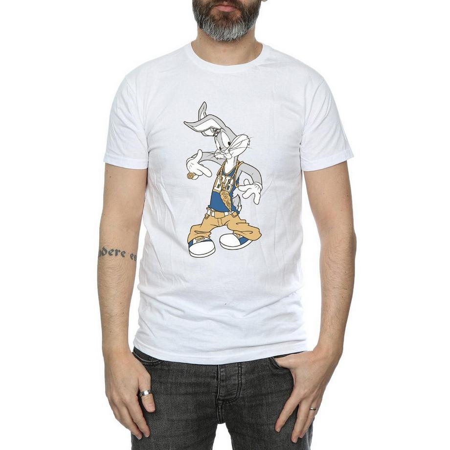 LOONEY TUNES Bugs Bunny T-Shirt Rapper  