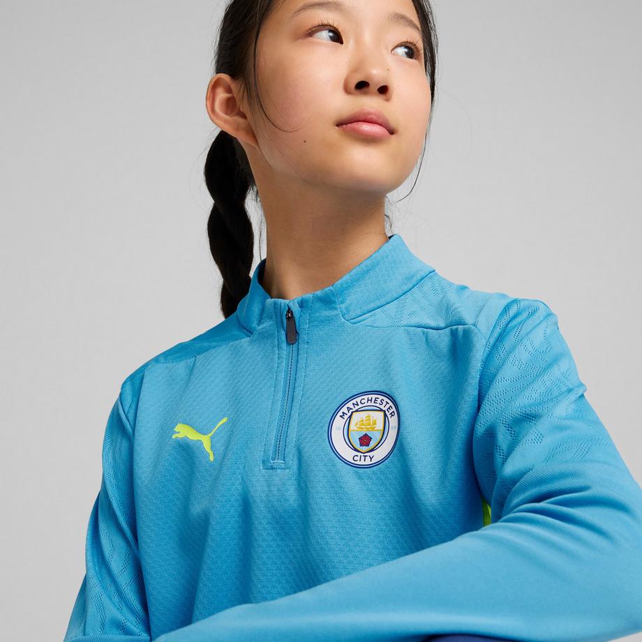 PUMA  drill top allenamento per bambini manchester city 2024/25 