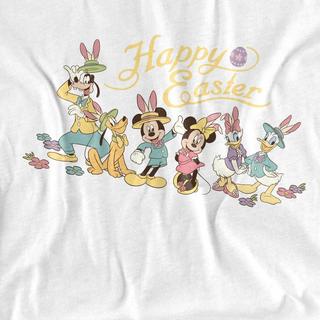 MICKEY MOUSE Bunny Hats Bedrucktes Kurzarm T-Shirt  