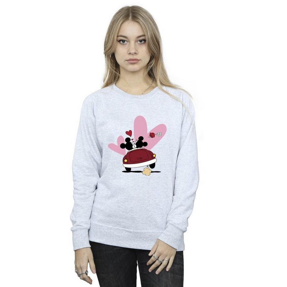 Disney Mickey und Minnie Maus Grafik Sweatshirt  