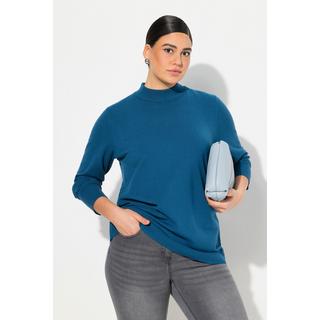 Ulla Popken  Pullover, Stehkragen, Langarm, Rippbündchen 