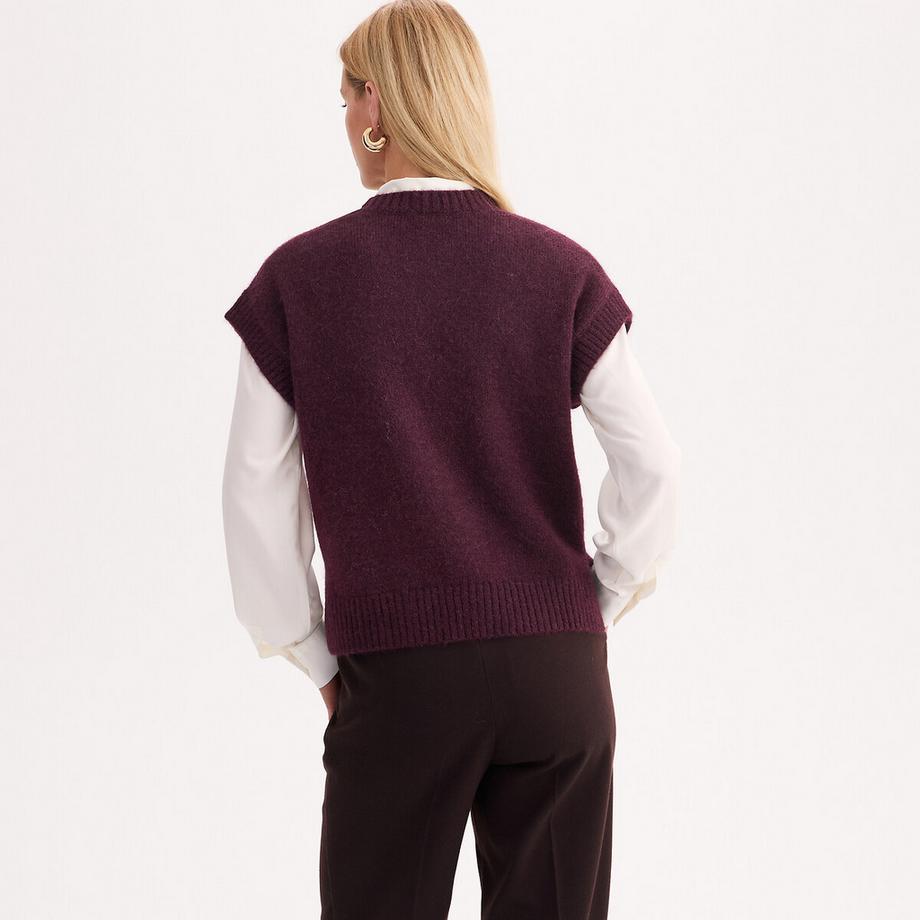 La Redoute Collections Maglione senza maniche a motivo argyle  