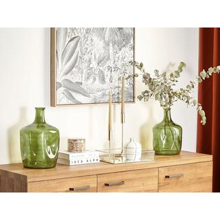 Beliani Vase à fleurs en Verre Moderne KERALA  