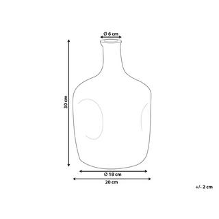 Beliani Dekoration aus Glas Modern KERALA  