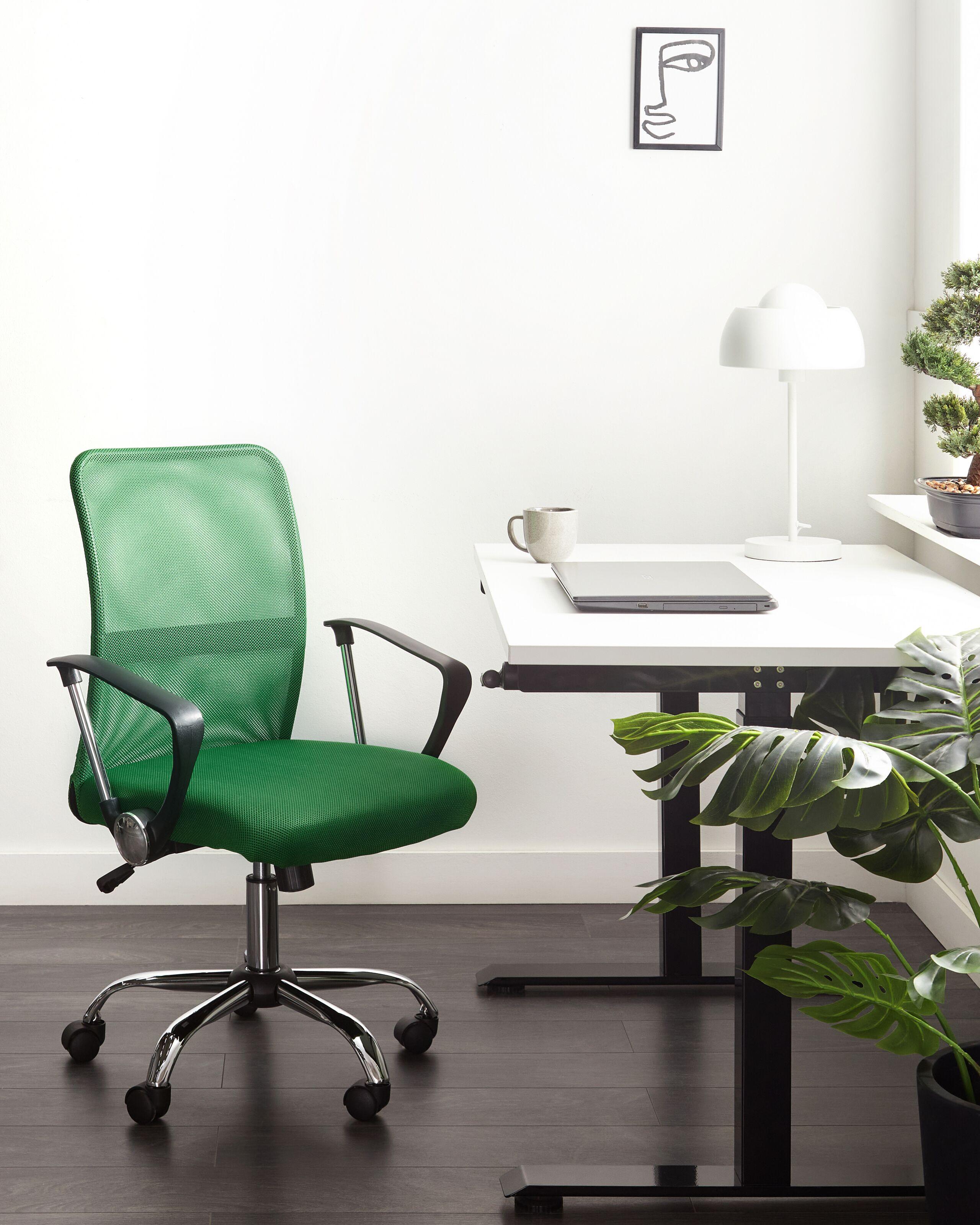 Beliani Chaise de bureau en Tissu maillé Minimaliste BEST  