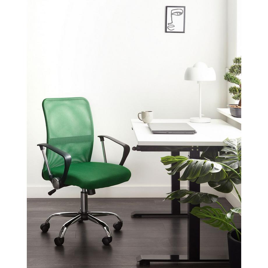 Beliani Chaise de bureau en Tissu maillé Minimaliste BEST  