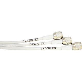 Acceltex Solutions  2.4/5 GHz 4/6 dBi 3 voies antenne omnidirectionnelle intérieure/extérieure RPTNC 