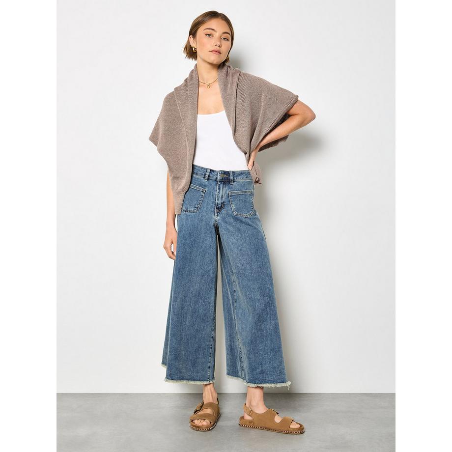 Giana Palazzo-Jeans mit hoher Taille
