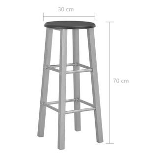 VidaXL Tabouret de bar mdf  