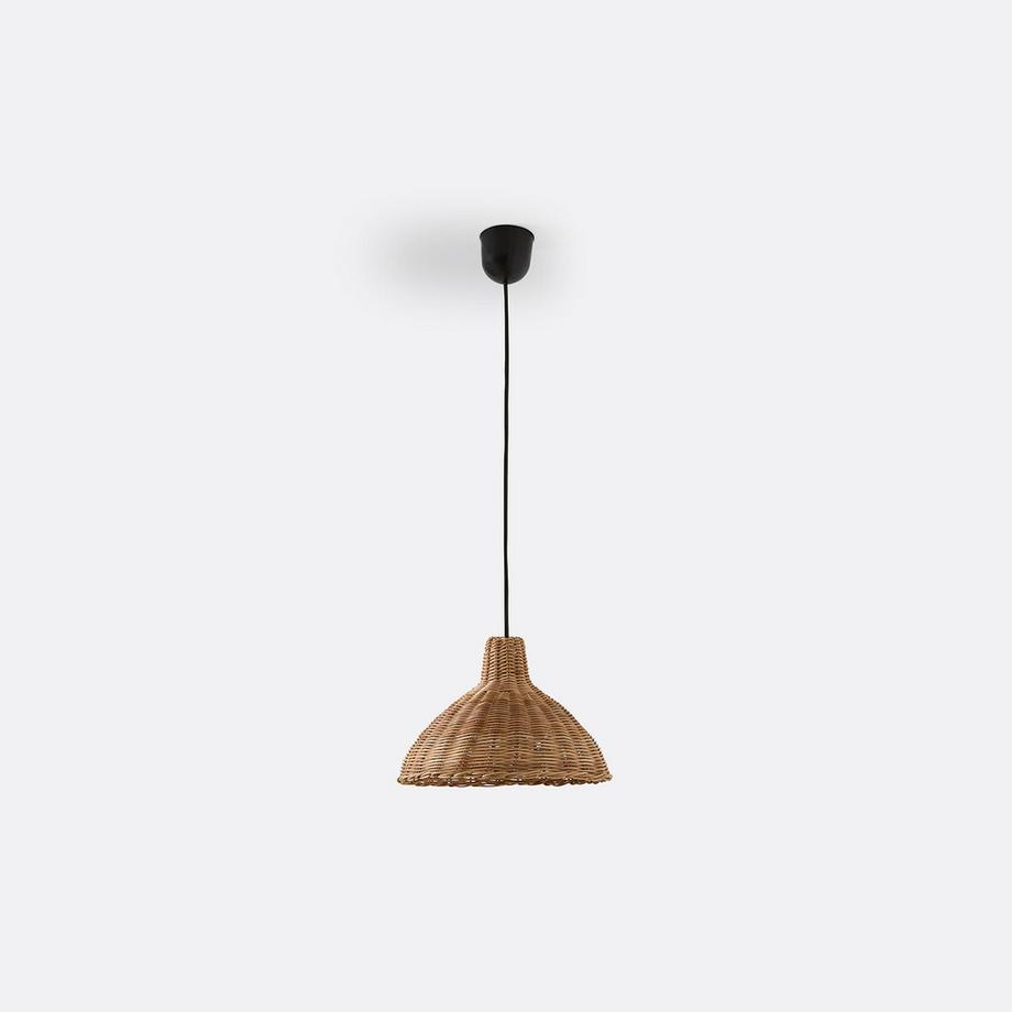 Suspension / baladeuse&nbsp;en rotin Ø26 cm