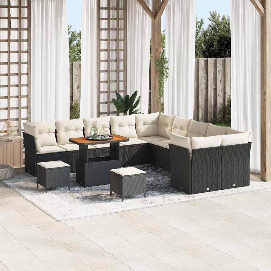 VidaXL Divano da giardino Polyrattan  