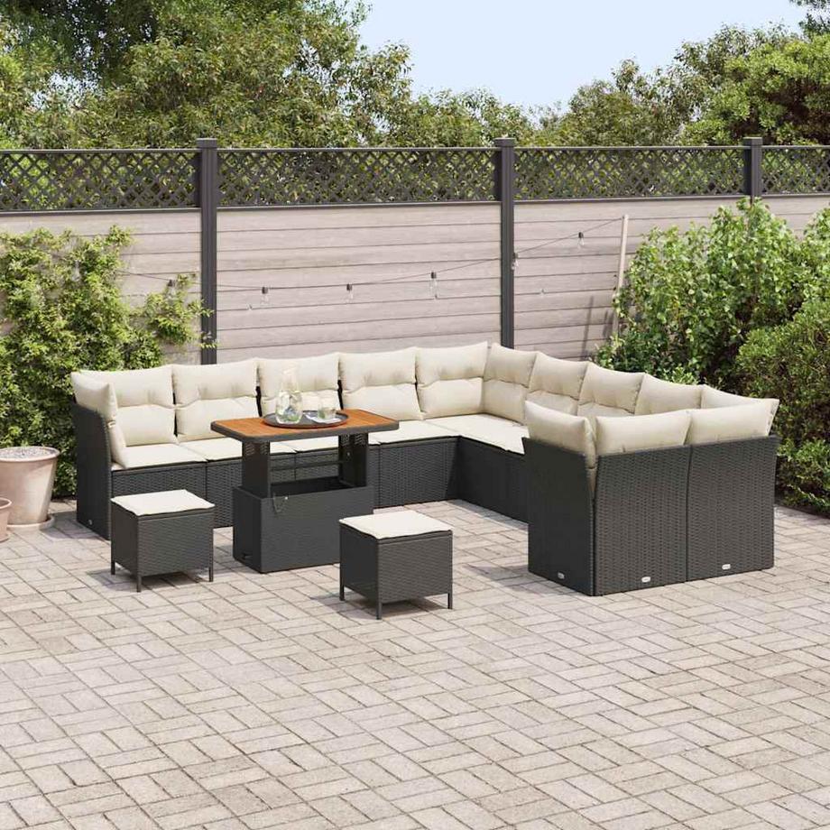 VidaXL Divano da giardino Polyrattan  
