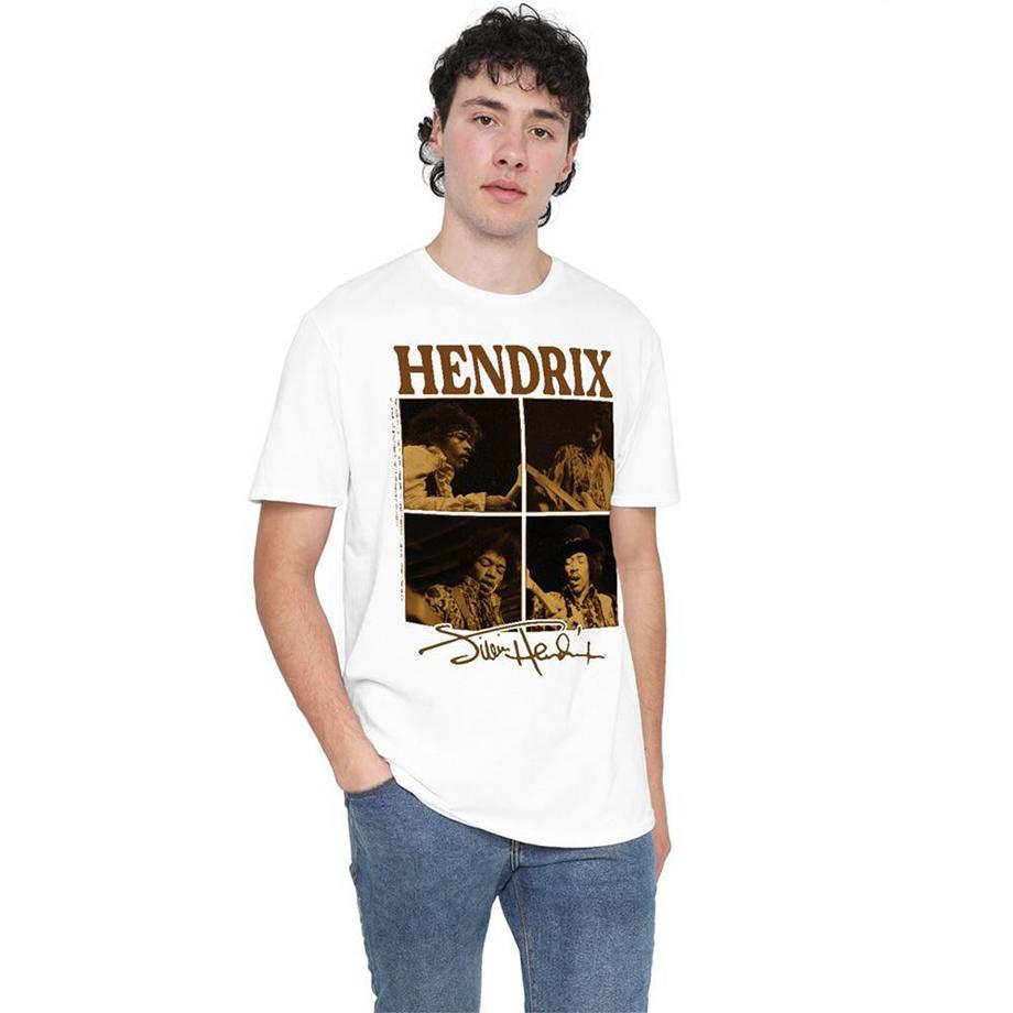 Jimi Hendrix  Maglietta Multiimmaginicotone 
