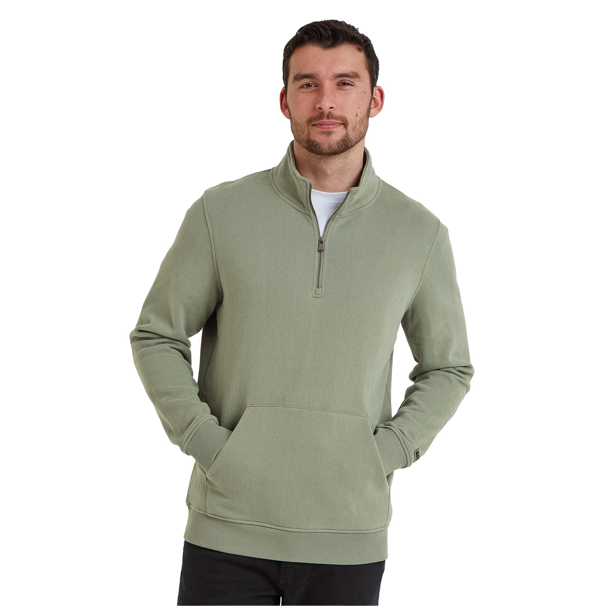 Tog24  Dorian Sweatshirt mit kurzem Reißverschluss 