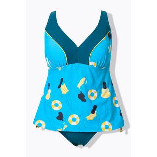 Ulla Popken Tankini Nuotatrice Coppe Morbide Spalline Regolabili  