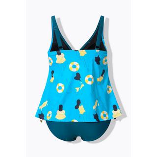 Ulla Popken Tankini Nuotatrice Coppe Morbide Spalline Regolabili  