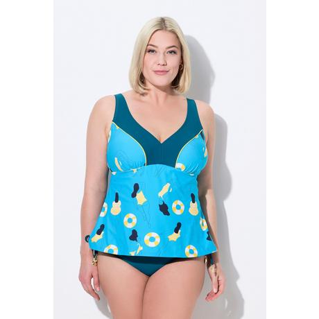 Ulla Popken Tankini Nuotatrice Coppe Morbide Spalline Regolabili  