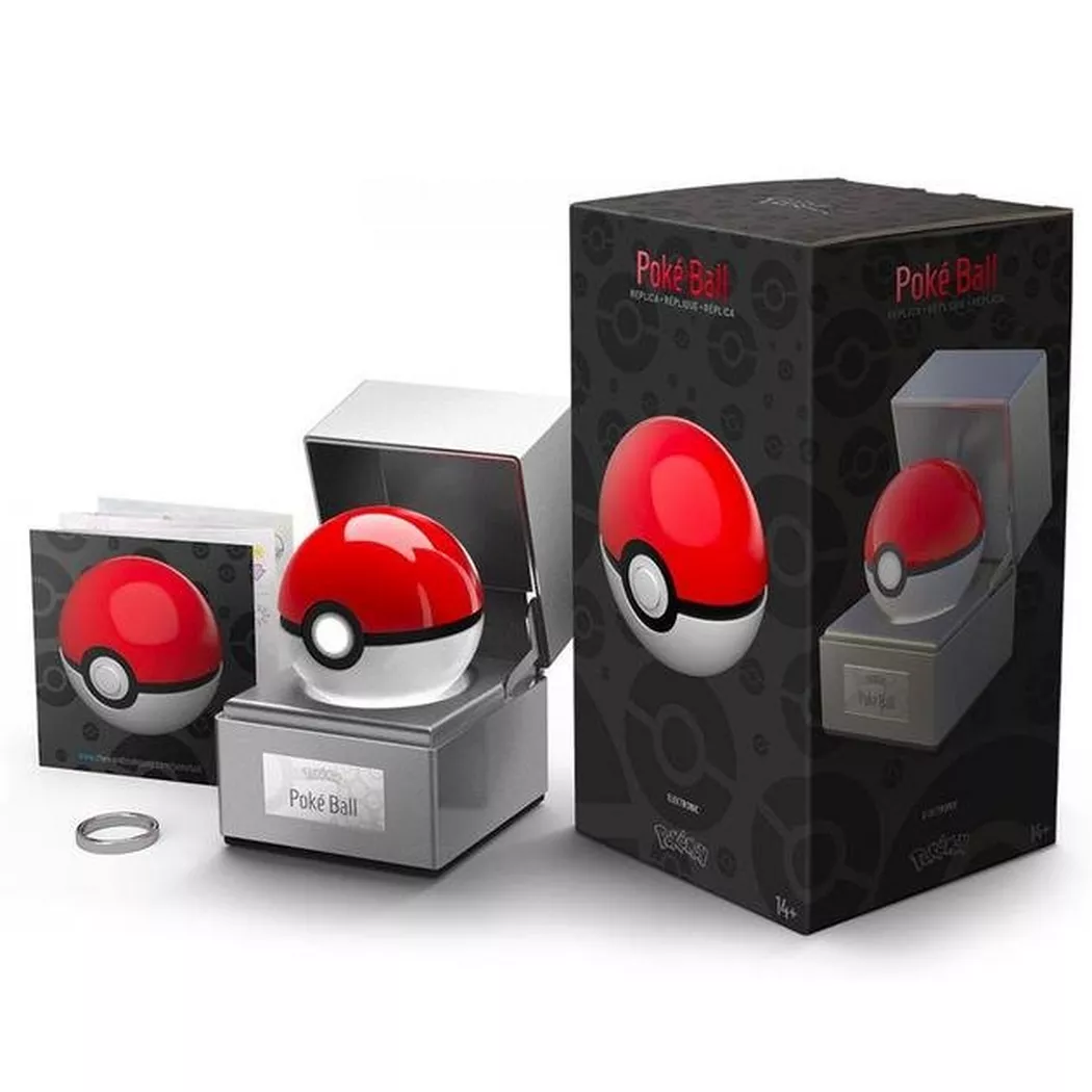 Nintendo - Pokémon: Die-Cast Collectible Poké Ball Replica, Multicolor