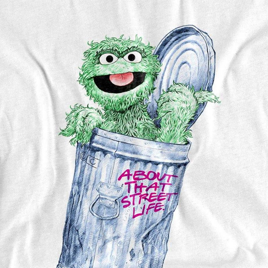 Sesame Street T-Shirt Manches Longues About That Street Life  