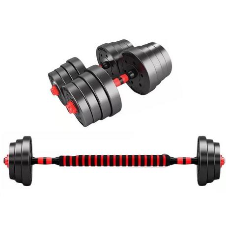 SwissGym  30kg 3 in 1 Hantelset Kurzhanteln + Langh. Supergrip Version aus Zet und Eisen 