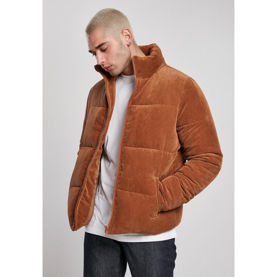 URBAN CLASSICS Boxy Corduroy Puffer Jacke  