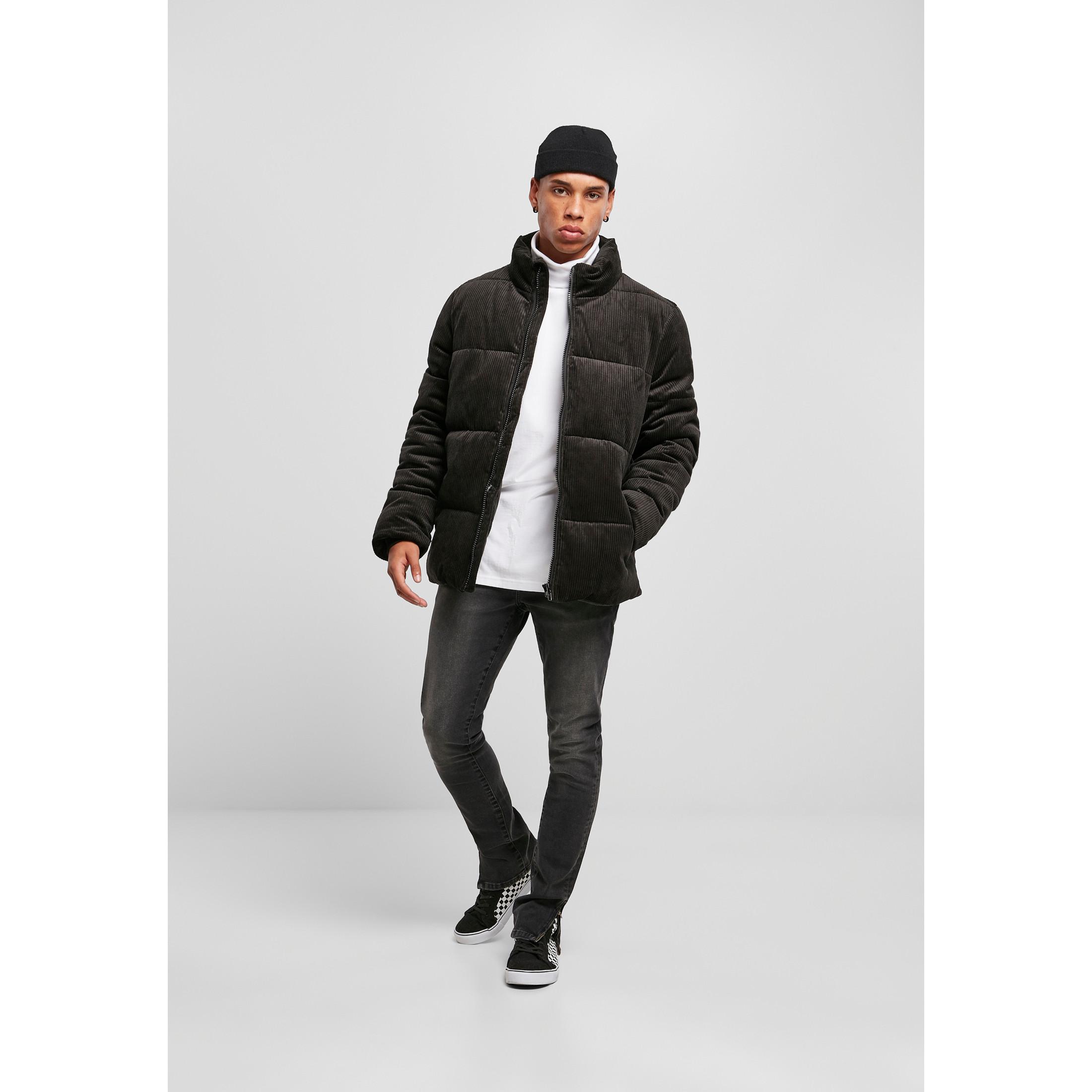 URBAN CLASSICS Boxy Corduroy Puffer Jacke  