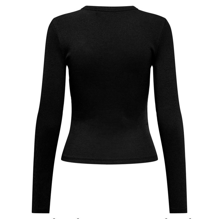 ONLY Longsleeve  1er Pack Figurbetont-NLVAL O-NECKT SWEAT  