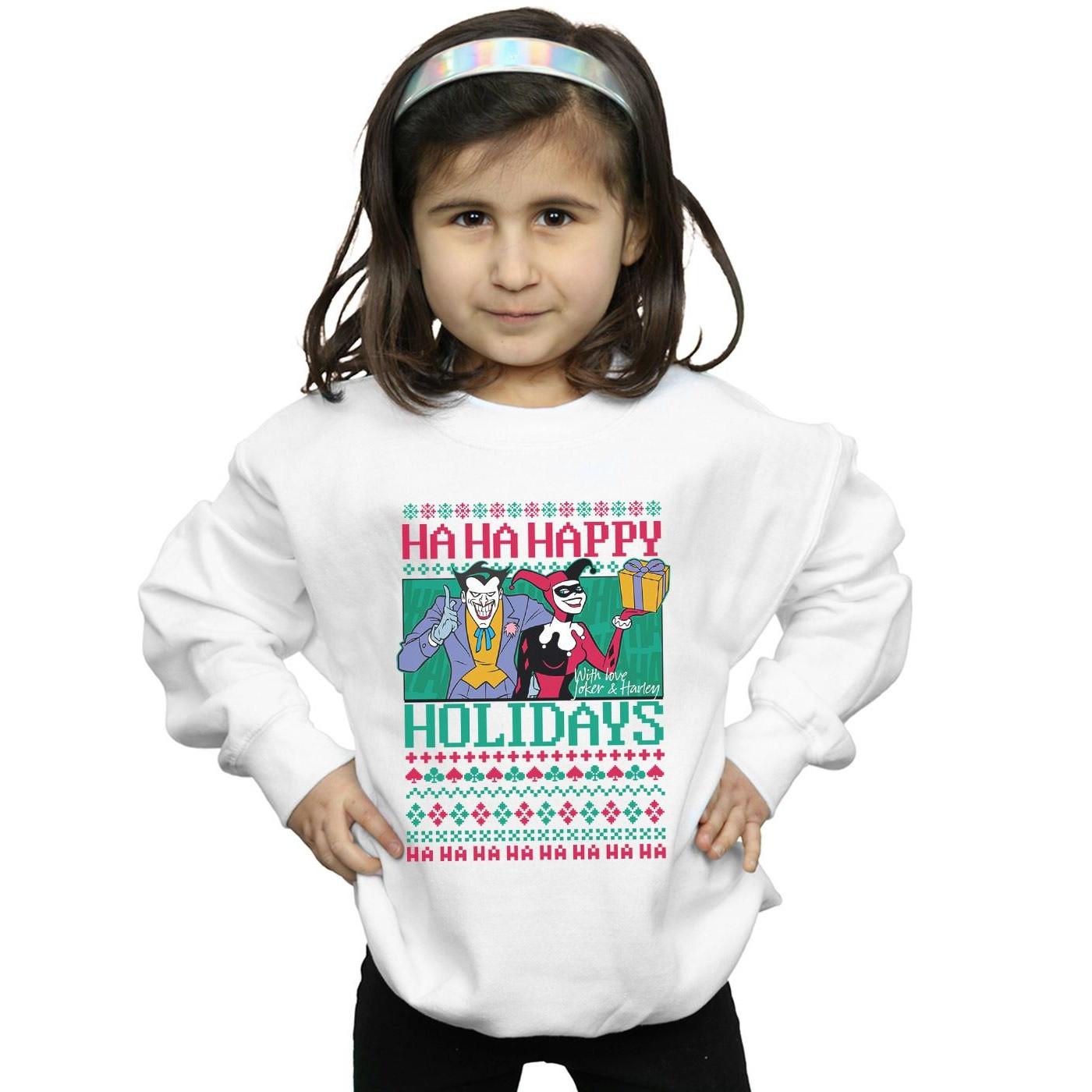 DC COMICS  Ha Ha Happy Holidays Sweatshirt 
