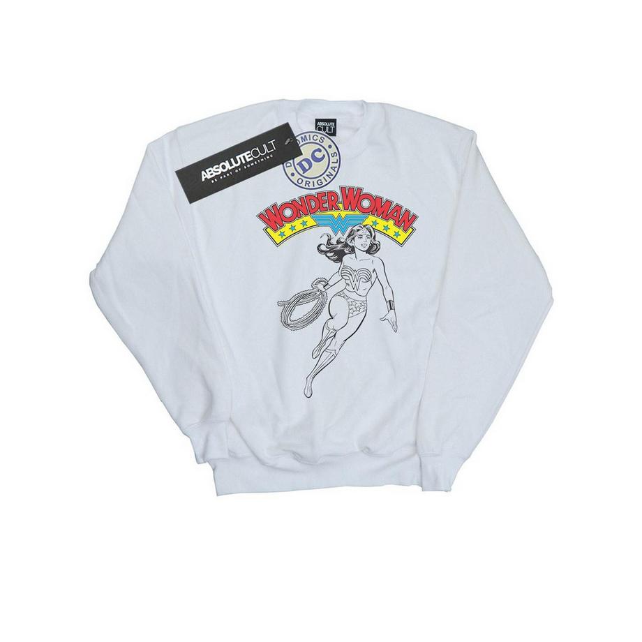 DC COMICS Wonder Woman Felpa Stampata  