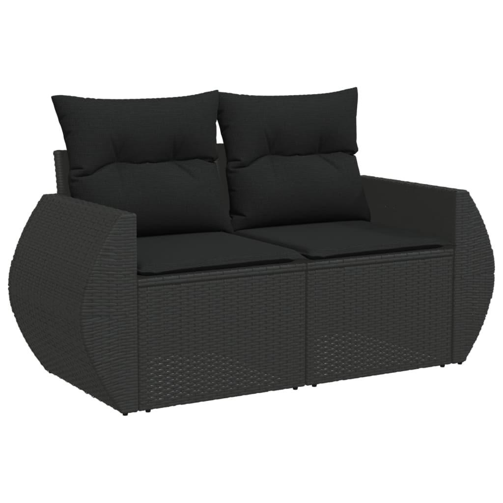 VidaXL set divano da giardino Polirattan  