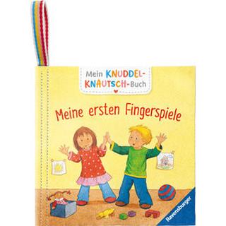 Mein Knuddel-Knautsch-Buch: Meine ersten Fingerspiele; weiches Stoffbuch, waschbares Badebuch, Babyspielzeug ab 6 Monate Schuld, Kerstin M. (Illustrationen) Gebundene Ausgabe 