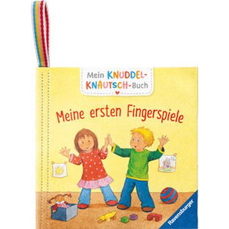 Mein Knuddel-Knautsch-Buch: Meine ersten Fingerspiele; weiches Stoffbuch, waschbares Badebuch, Babyspielzeug ab 6 Monate Schuld, Kerstin M. (Illustrationen) Gebundene Ausgabe 