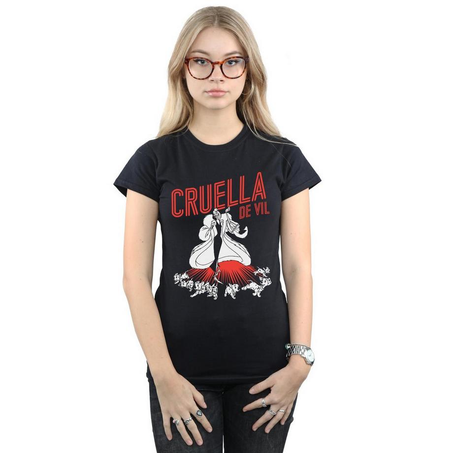 Disney Cruella De Vil T-Shirt Imprimé Graphique  