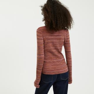 La Redoute Collections  Rollkragenpullover aus Rippstrick 