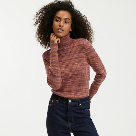 La Redoute Collections  Rollkragenpullover aus Rippstrick 