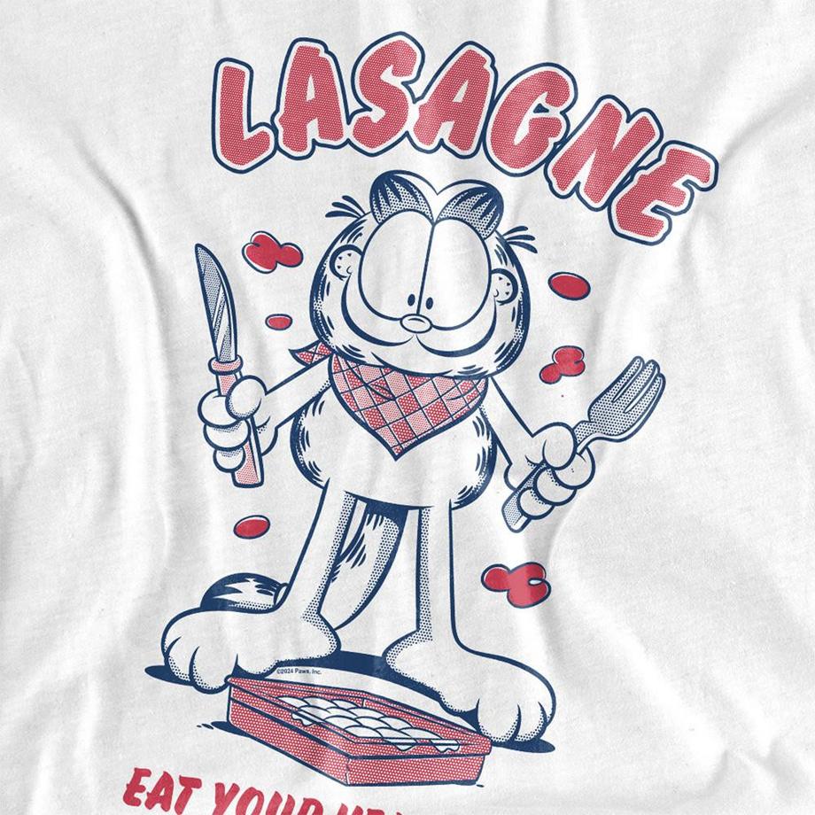 Garfield Maglietta Lasagne  