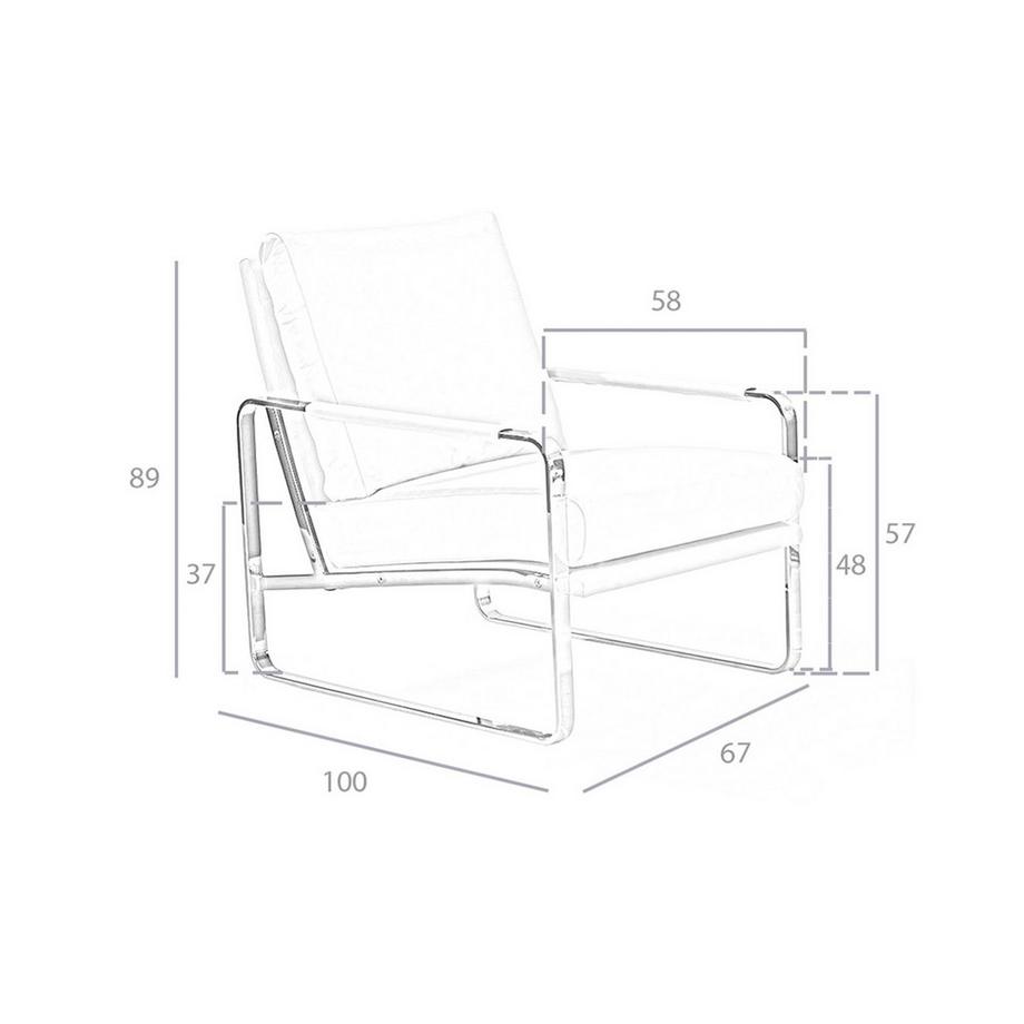 ANGEL CERDA Sessel ausem Öko-Leder  