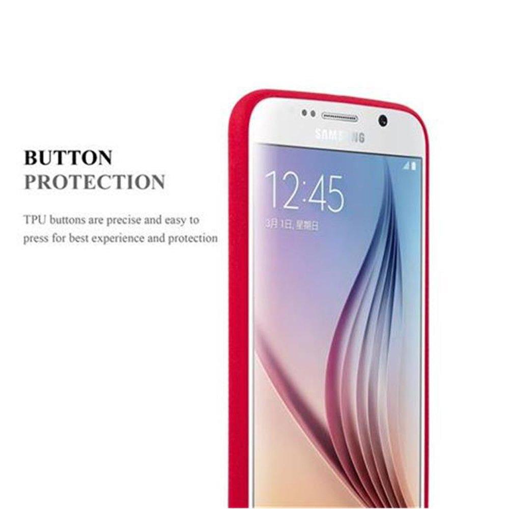 Cadorabo  Housse compatible avec Samsung Galaxy S6 - Coque de protection en silicone TPU flexible 