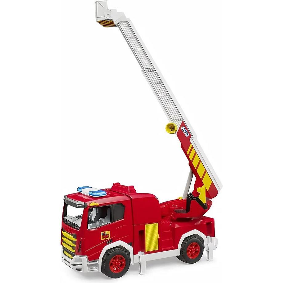 bruder  Camion dei pompieri con autoscala 