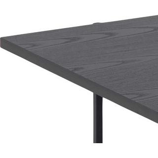 mutoni Table basse Angie mélaminé frêne noir 115x60x40cm  