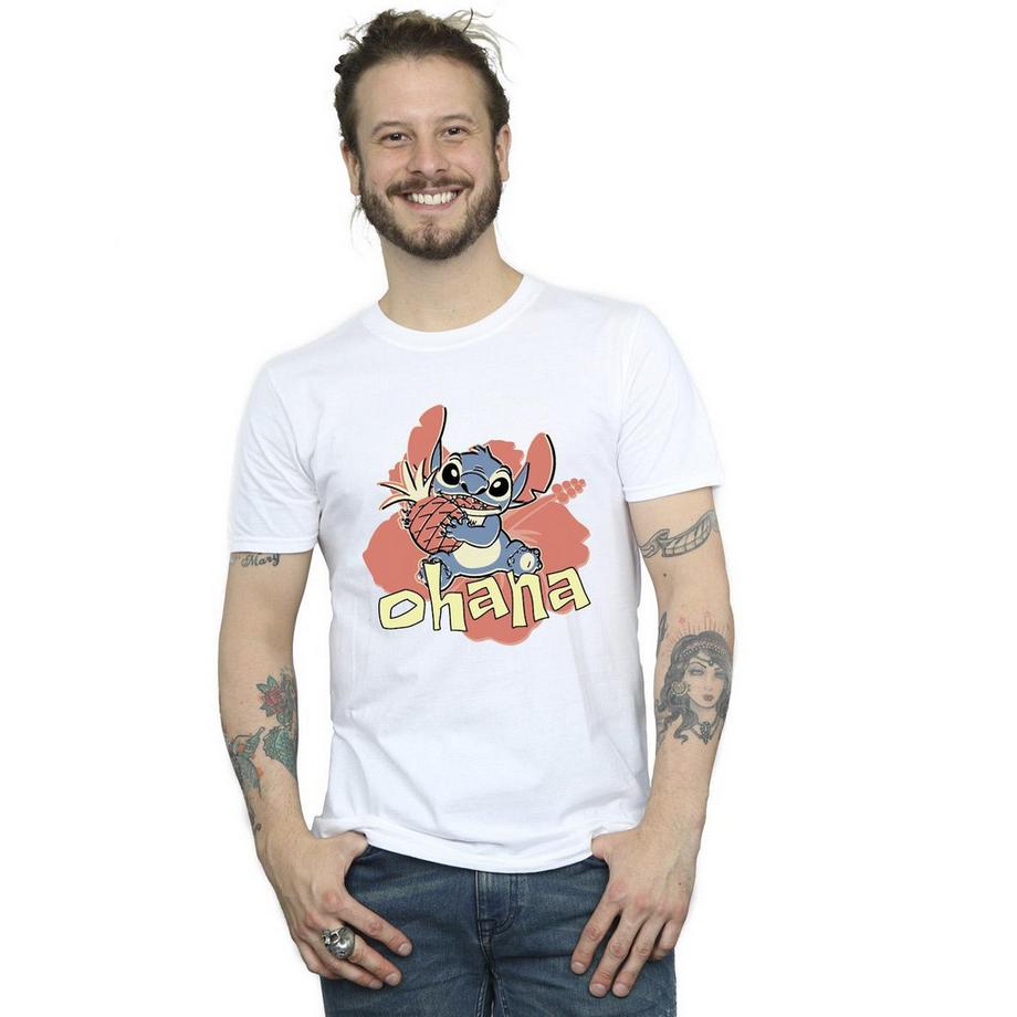 Disney Ohana Stitch T-Shirt Grafica  