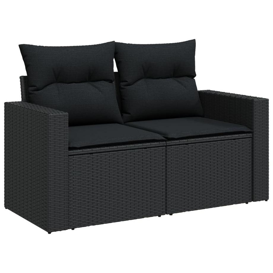 VidaXL set di divani da giardino Polirattan  