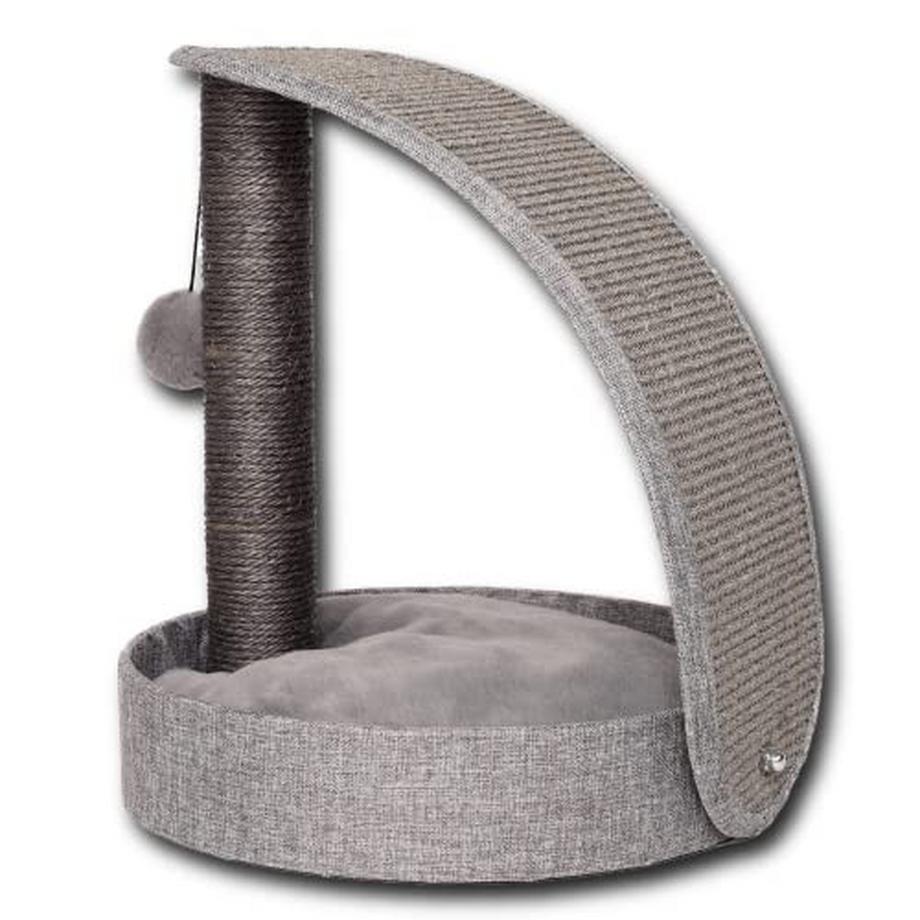 Kratzbaum Katzenkratzbaum, Ausgestattet Mit Großem Weichen Katzenbett, Katzenest und Interaktiven